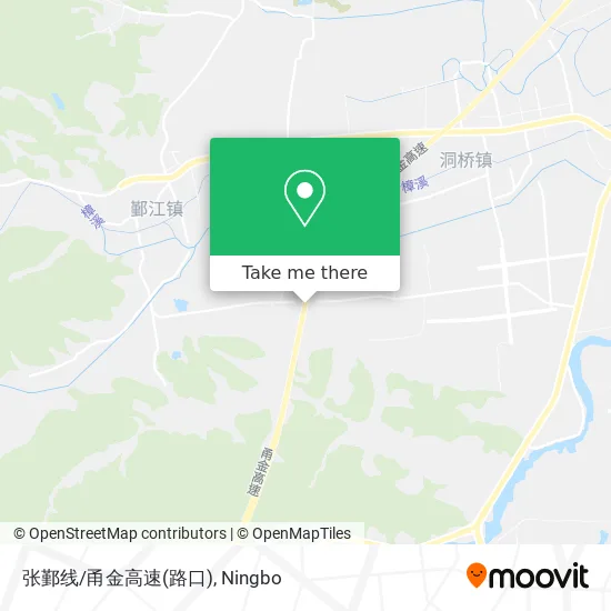 张鄞线/甬金高速(路口) map