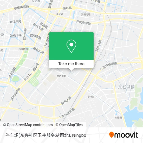 停车场(东兴社区卫生服务站西北) map