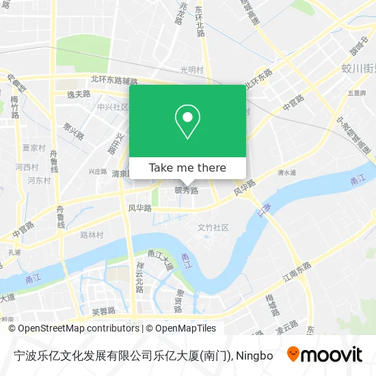 宁波乐亿文化发展有限公司乐亿大厦(南门) map