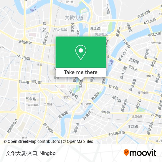 文华大厦-入口 map