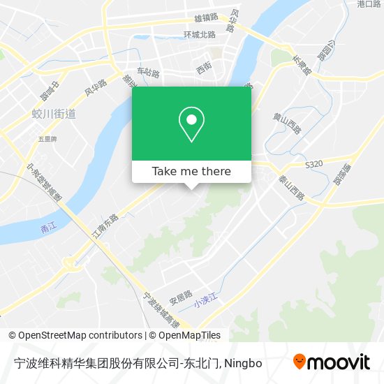 宁波维科精华集团股份有限公司-东北门 map