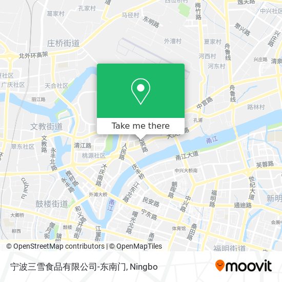 宁波三雪食品有限公司-东南门 map