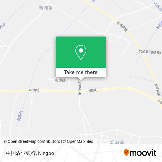 中国农业银行 map