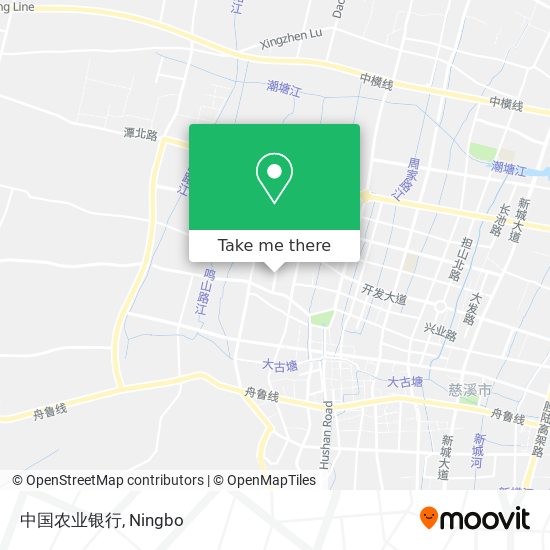 中国农业银行 map