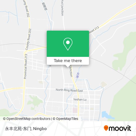 永丰北苑-东门 map
