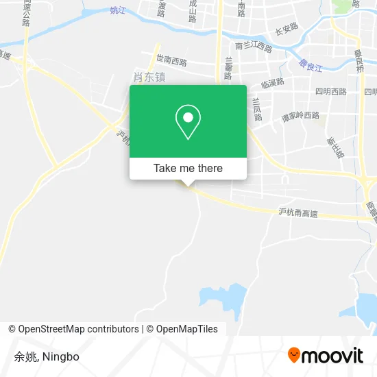 余姚 map