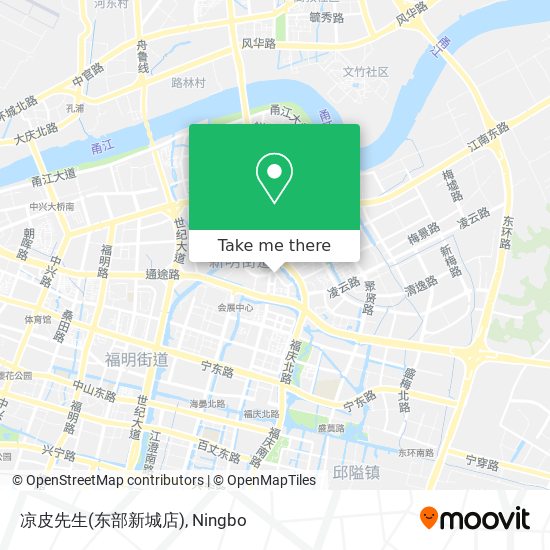 凉皮先生(东部新城店) map