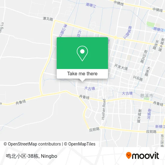 鸣北小区-38栋 map