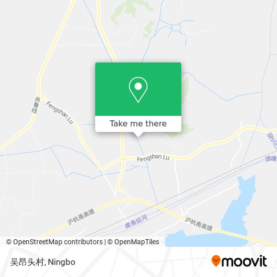 吴昂头村 map