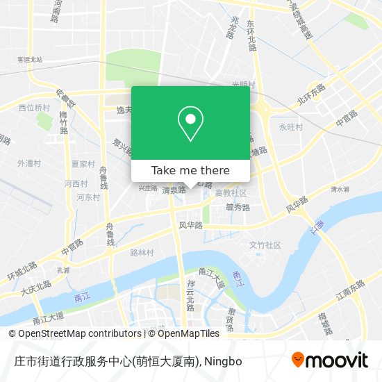 庄市街道行政服务中心(萌恒大厦南) map