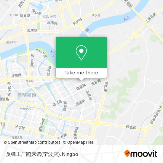 反弹工厂蹦床馆(宁波店) map