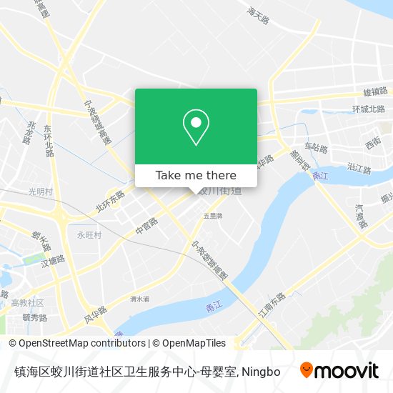 镇海区蛟川街道社区卫生服务中心-母婴室 map