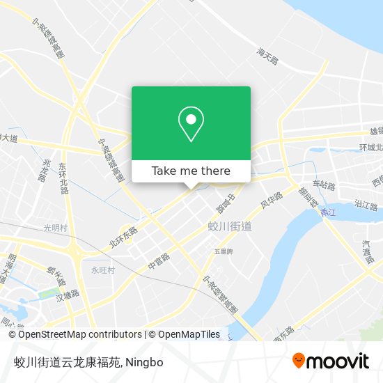 蛟川街道云龙康福苑 map