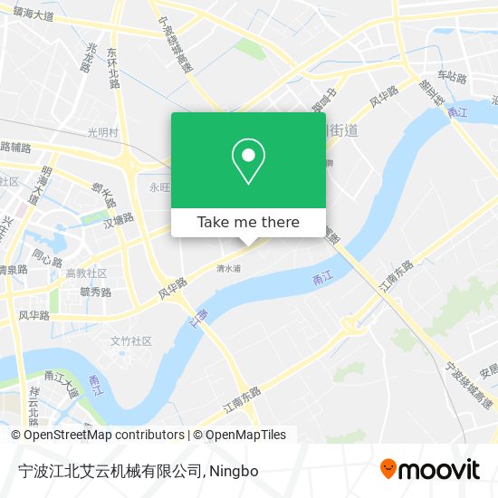 宁波江北艾云机械有限公司 map