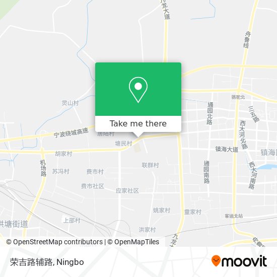 荣吉路辅路 map