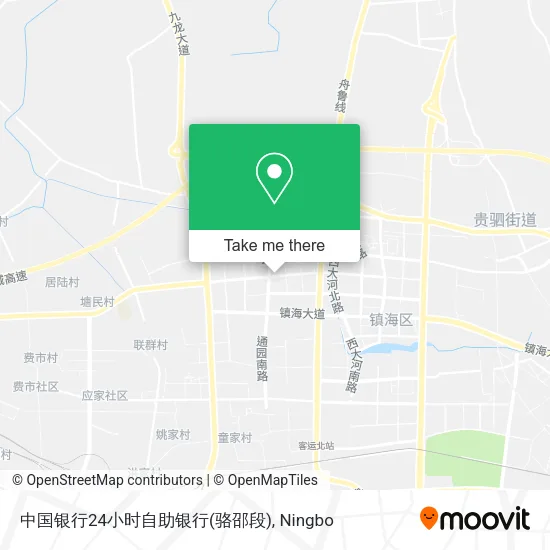 中国银行24小时自助银行(骆邵段) map