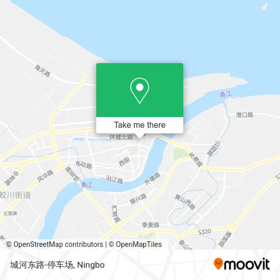城河东路-停车场 map