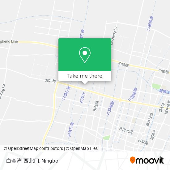 白金湾-西北门 map