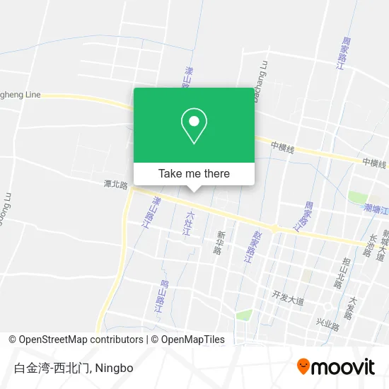 白金湾-西北门 map