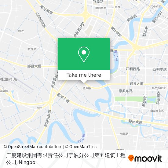 广厦建设集团有限责任公司宁波分公司第五建筑工程公司 map