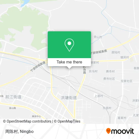 周陈村 map