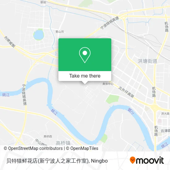 贝特猫鲜花店(新宁波人之家工作室) map