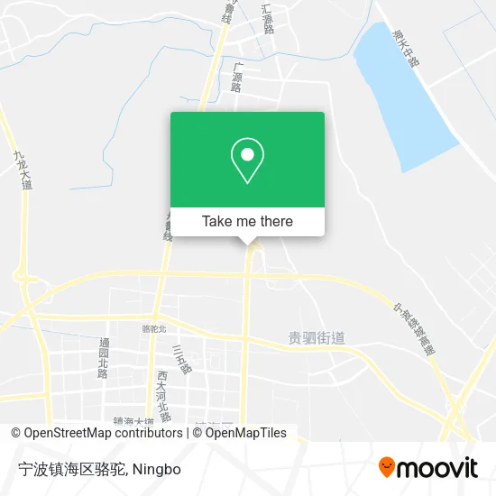 宁波镇海区骆驼 map