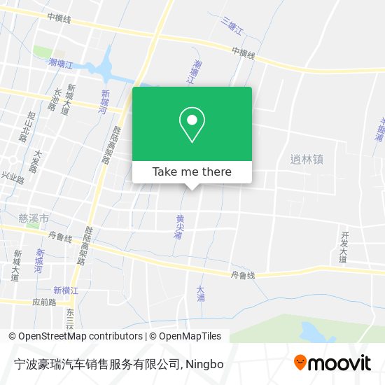 宁波豪瑞汽车销售服务有限公司 map