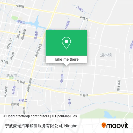宁波豪瑞汽车销售服务有限公司 map