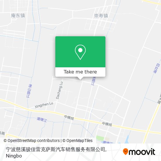 宁波慈溪骏佳雷克萨斯汽车销售服务有限公司 map