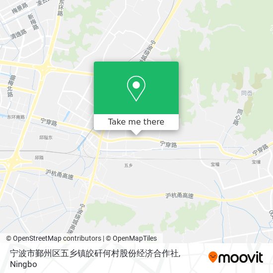 宁波市鄞州区五乡镇皎矸何村股份经济合作社 map