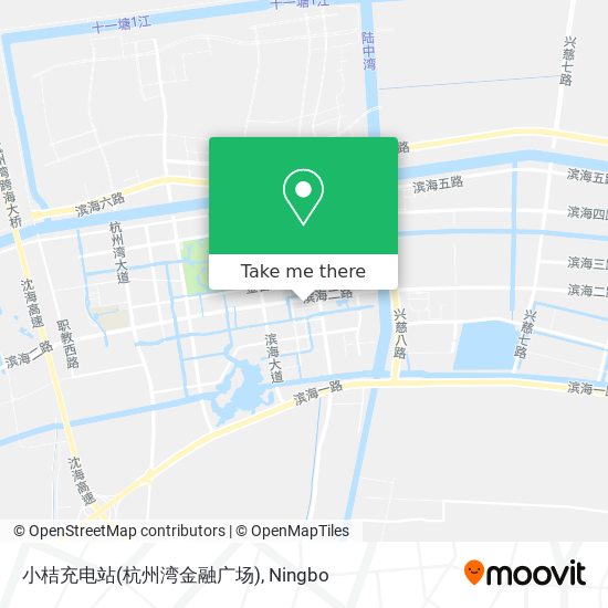 小桔充电站(杭州湾金融广场) map