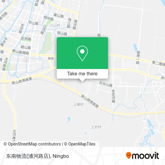 东南物流(浦河路店) map