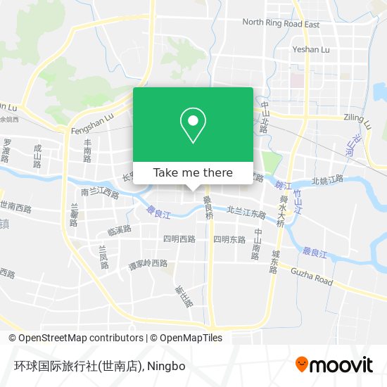 环球国际旅行社(世南店) map