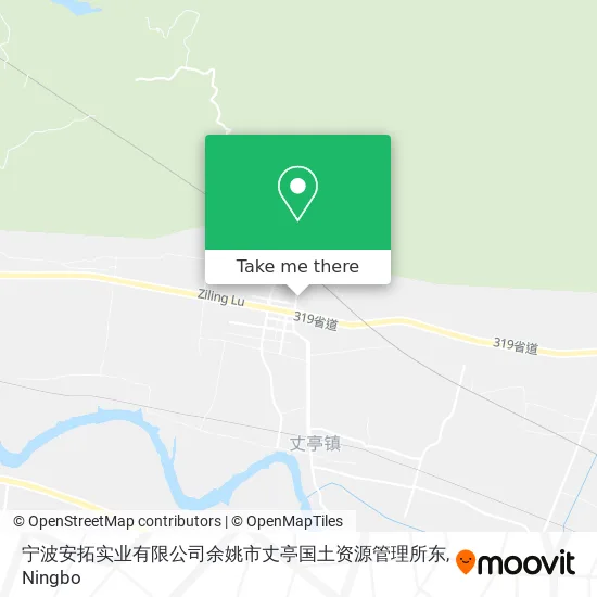 宁波安拓实业有限公司余姚市丈亭国土资源管理所东 map