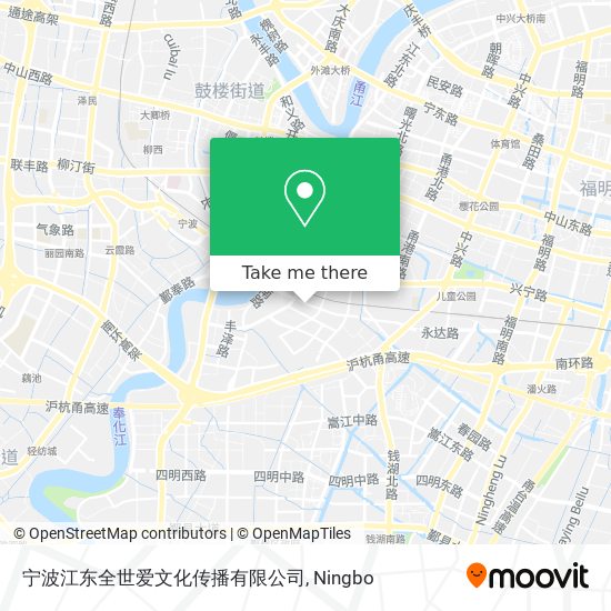 宁波江东全世爱文化传播有限公司 map
