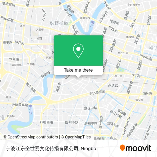 宁波江东全世爱文化传播有限公司 map