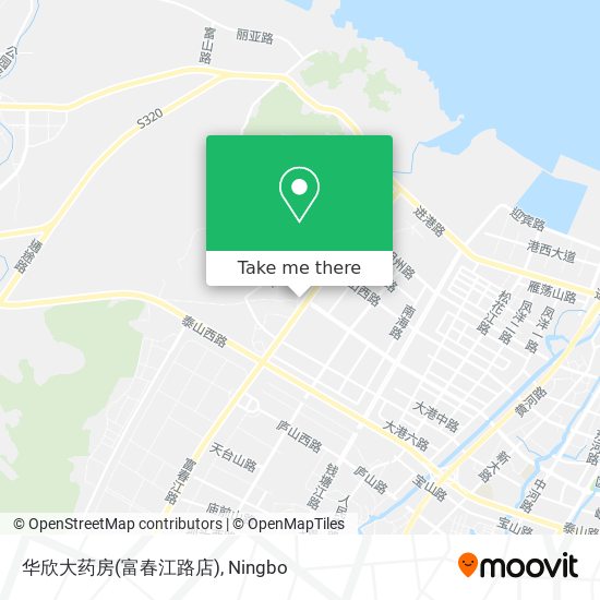华欣大药房(富春江路店) map