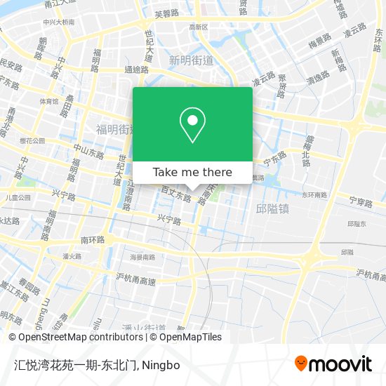 汇悦湾花苑一期-东北门 map