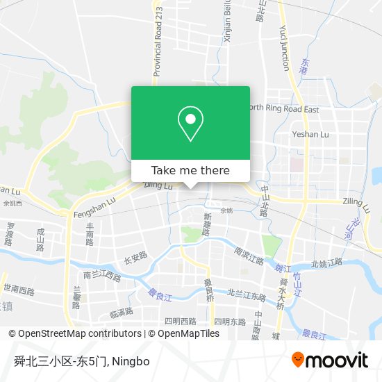 舜北三小区-东5门 map