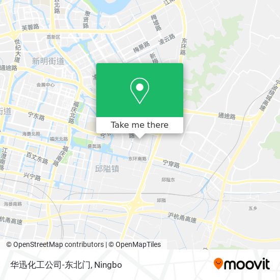 华迅化工公司-东北门 map