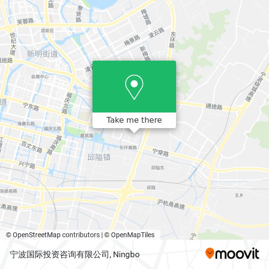 宁波国际投资咨询有限公司 map