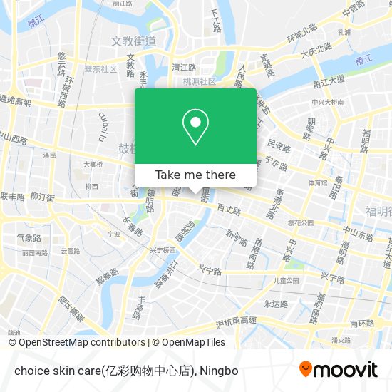 choice skin care(亿彩购物中心店) map