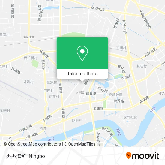 杰杰海鲜 map