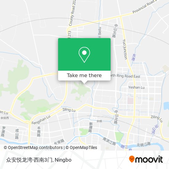 众安悦龙湾-西南3门 map