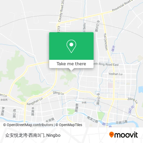 众安悦龙湾-西南3门 map