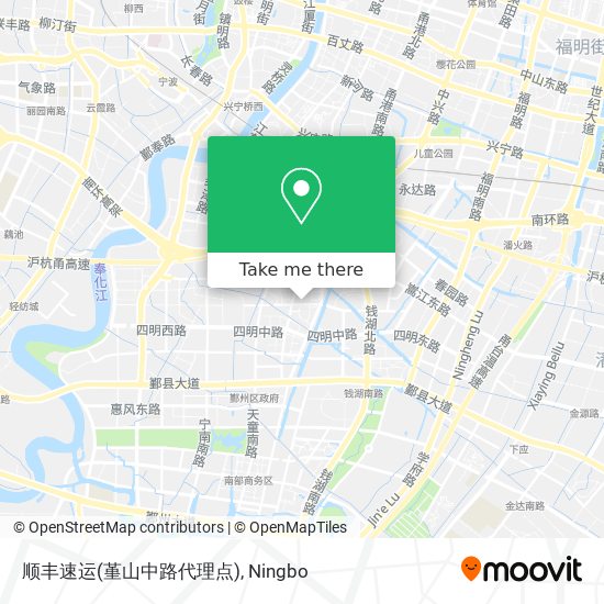 顺丰速运(堇山中路代理点) map
