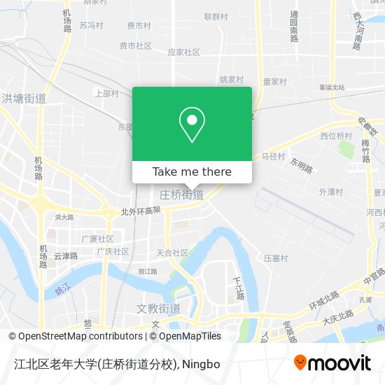 江北区老年大学(庄桥街道分校) map