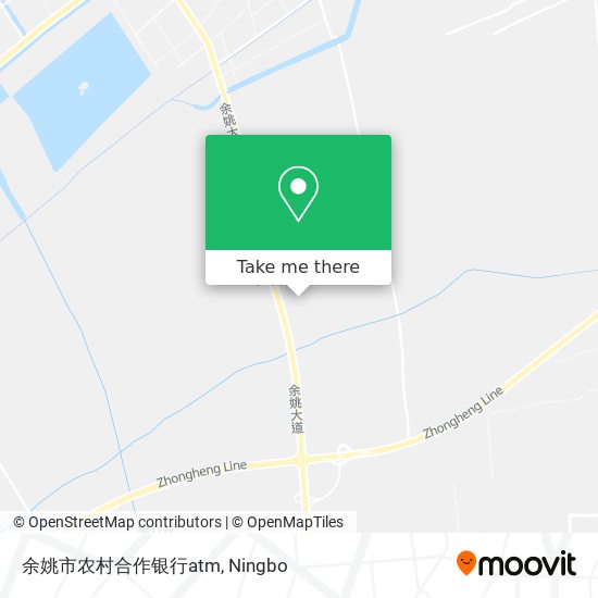 余姚市农村合作银行atm map
