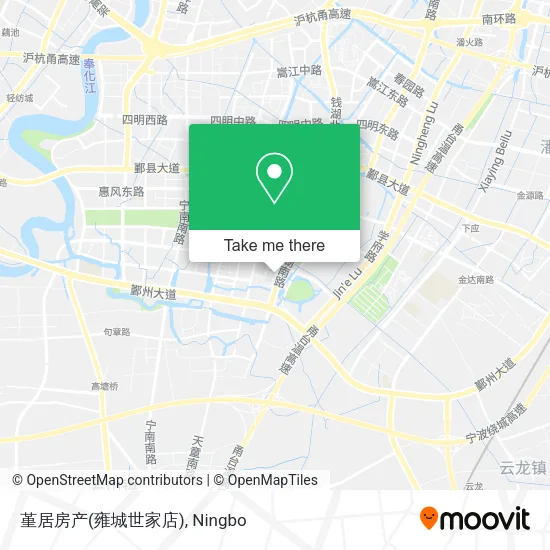 堇居房产(雍城世家店) map